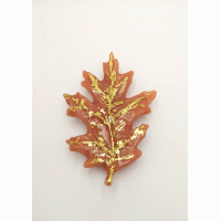Herfstblad kaars 190x150x30 mm