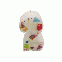 Verjaardagskaars Cijferkaars 2