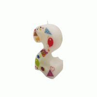 Verjaardagskaars Cijferkaars 2