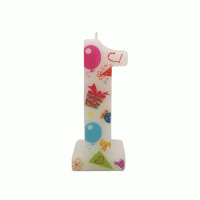 Verjaardagskaars Cijferkaars 1