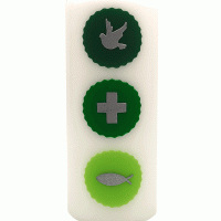 Traditionele kerkkaars