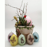 Paaseieren set van 6 stuks.