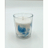 Kaars in glas Delft blauw 70x70 mm