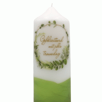 Huwelijkskaars Felicitatie Bruiloft Cadeau Kaars Geschenk Kaars