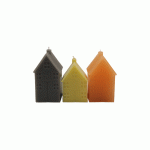 Nederlandse Grachtenhuisjes Souvenir Kaarsen set van 3 stuks