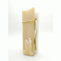 Huwelijkskaars met Gouden Ringen 