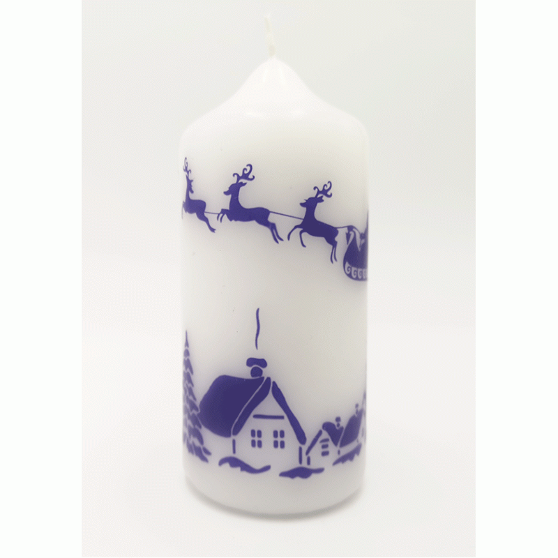 Kerstkaars Winter huis