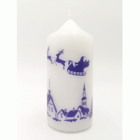 Kerstkaars Winter huis