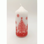 Kerstkaars Kaars met Kerstboom 