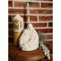 Kerstkaarsen Cadeau set Goud 