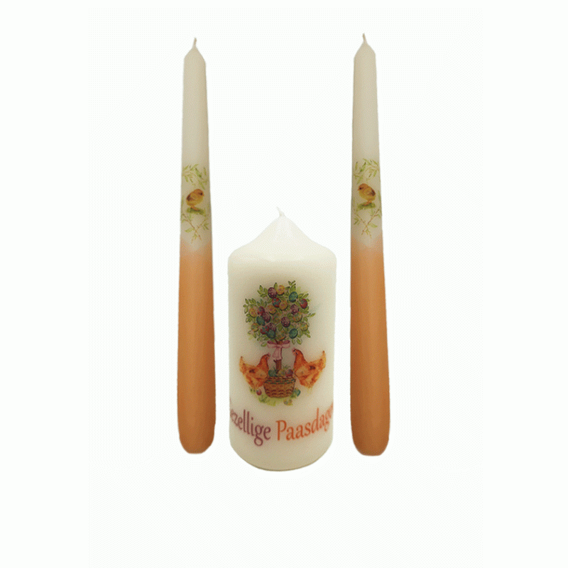 Paaskaarsen Gezellige Paasdagen set van 3 stuks