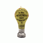 Leuke Kaars Lamp met boodschap