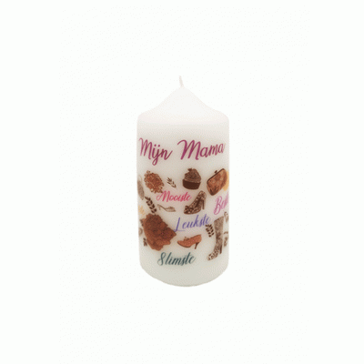 Moederdag cadeautje Kaars Mijn Leukste Mama