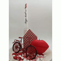  Valentijn Kaarsen Liefde set van 8 stuks