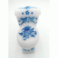 Toiletpot kaars Hollandse Blauwe 70x120 mm