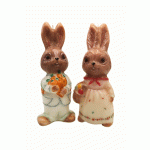 Paashazen De Beste Vrienden set van 2 stuks 26 cm.