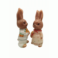 Paashazen De Beste Vrienden set van 2 stuks 26 cm.