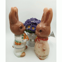 Paashazen De Beste Vrienden set van 2 stuks 26 cm.