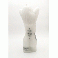 Kaars figuur vrouw met tattoo 