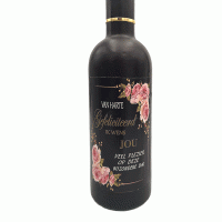 Verjaardag cadeau Flesvormige kaars van de Rode Wijn, 23 cm. Hoog