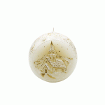 Kerstkaars Kerstbal Kaars met kerk 