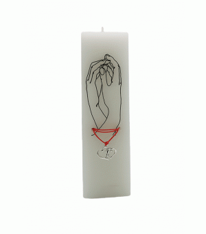 Kaars Hand in Hand, Geliefdes cadeau