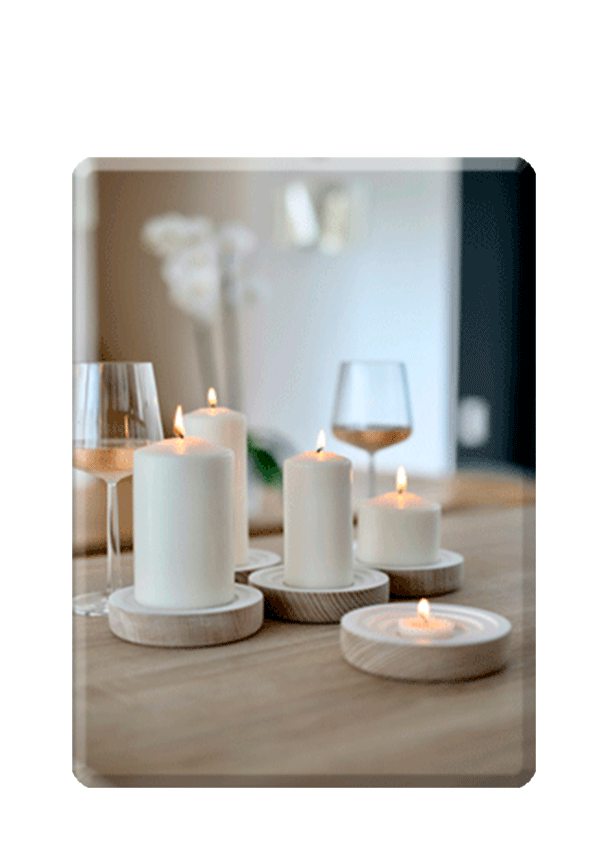 Interieur kaarsen